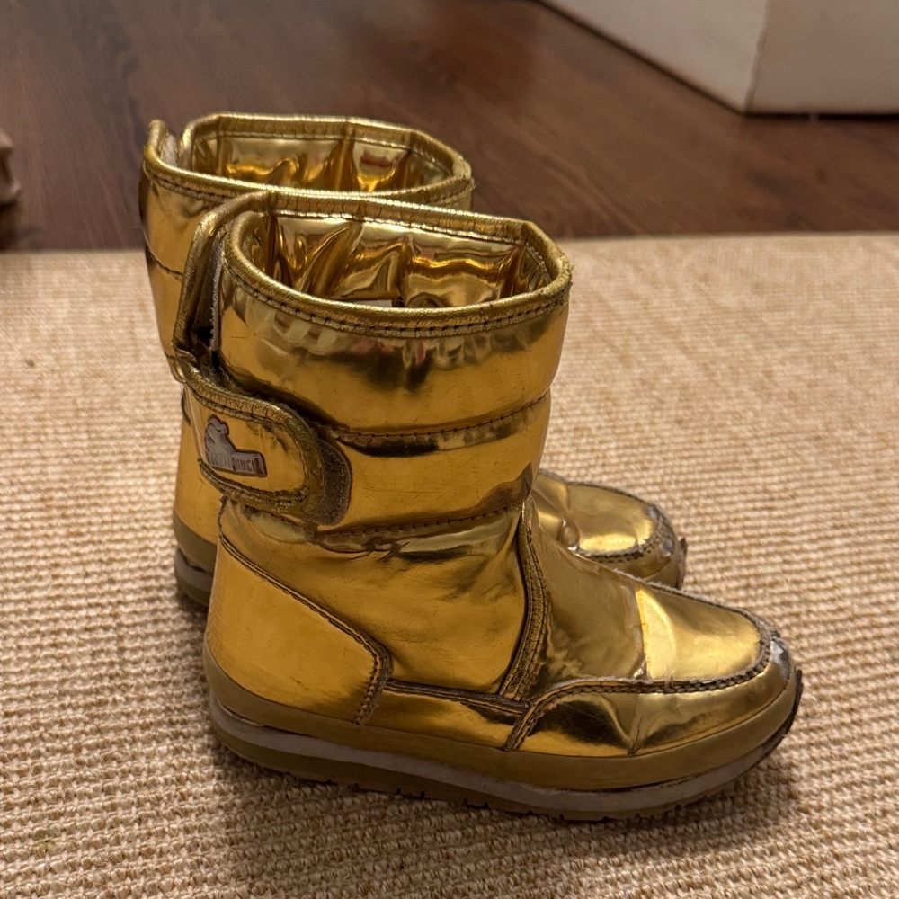 Rubber Duck Gold Kids Boots